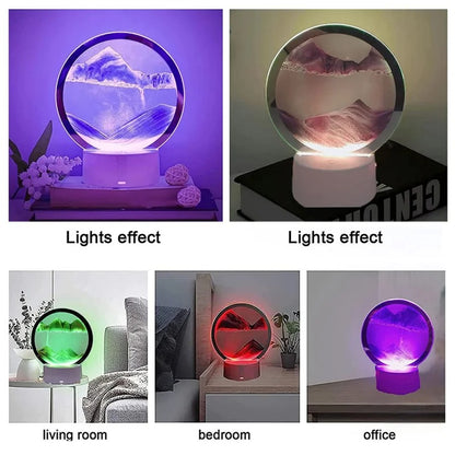 LED RGB Sand Scape Lampe 3D